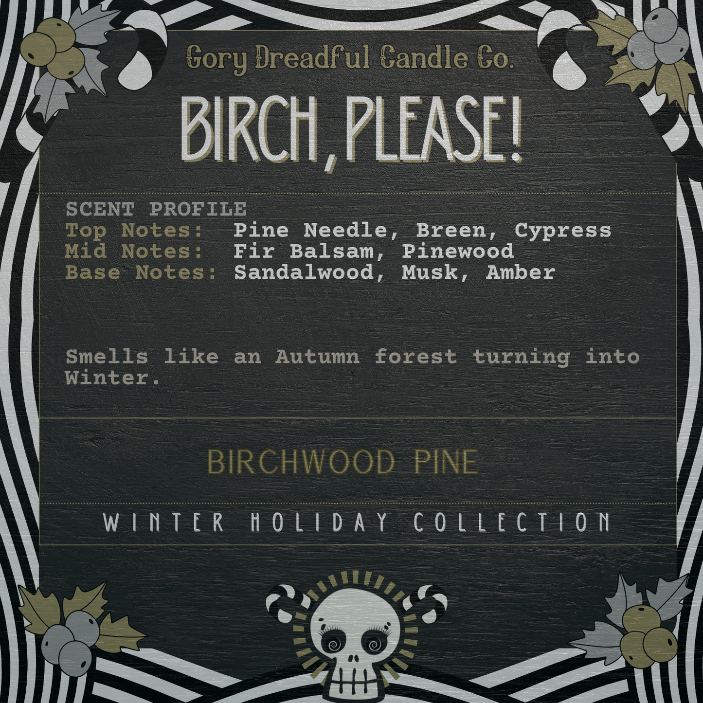 Birch, Please! Sizzling Room Salt Crystal Potpourri: Birchwood Pine Scent