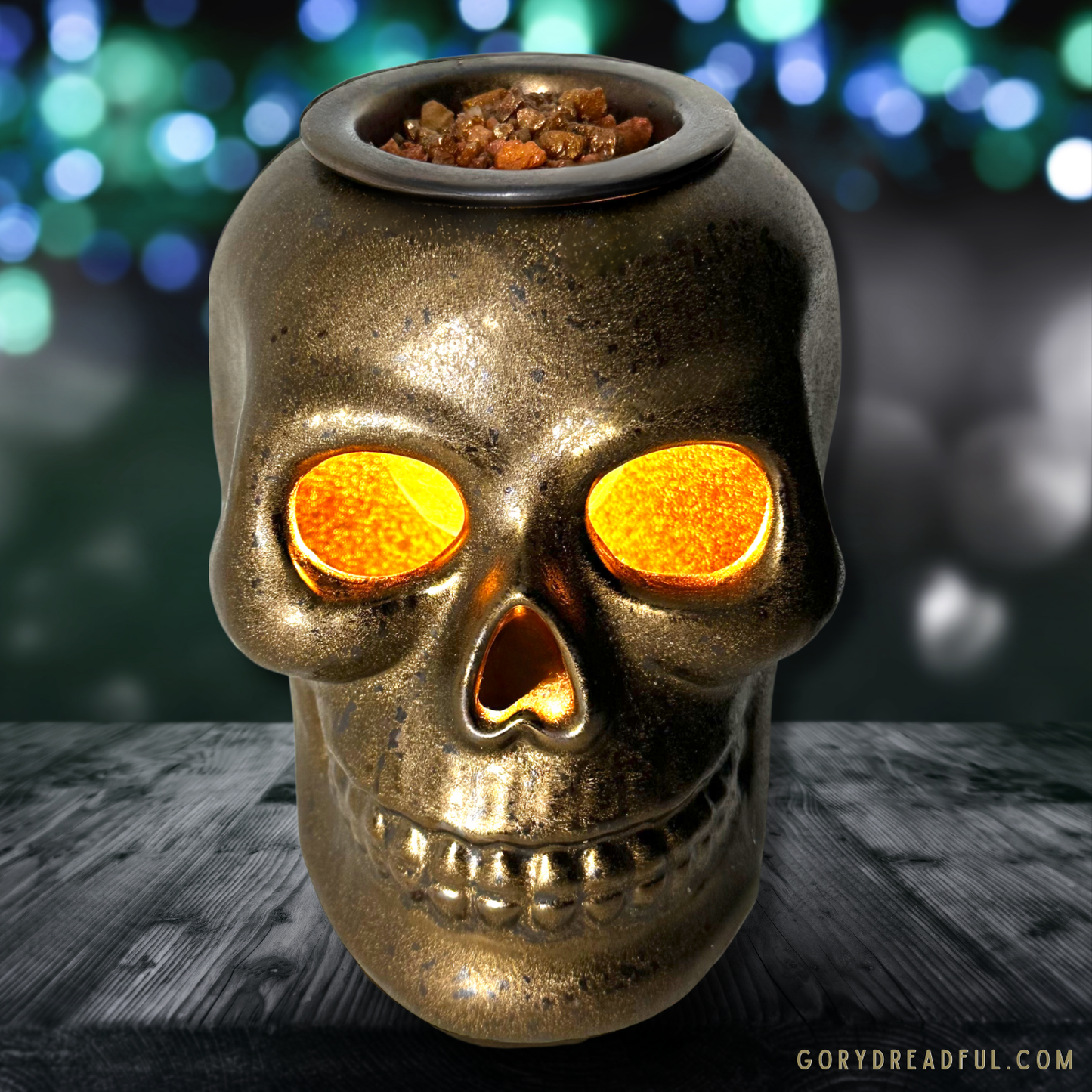 Jack-O-Lantern Donut Sizzling Room Salt Crystal Potpourri: Dulce Pumpkin Donut Scent - Mini