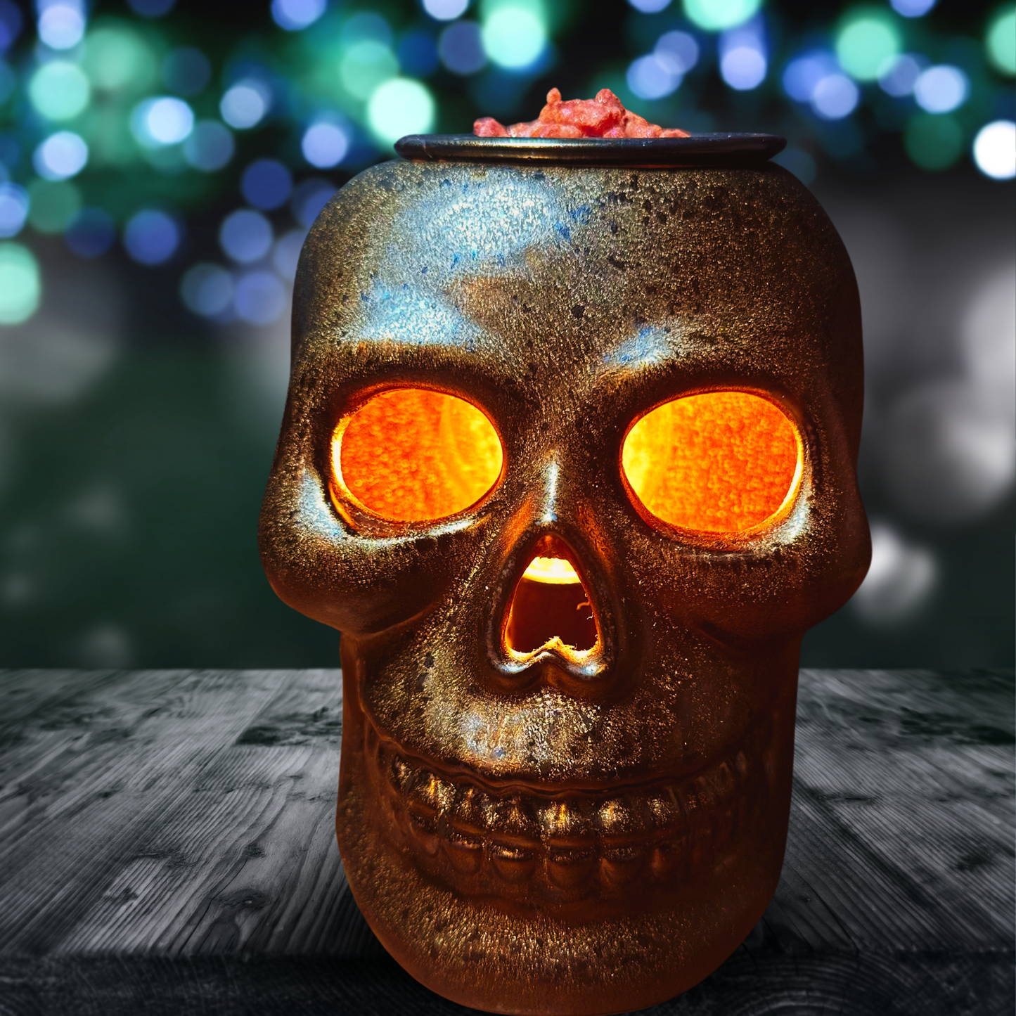 Tricky Treat Sizzling Room Salt Crystal Potpourri: Candy Corn Butterscotch Whiskey Scent - Mini