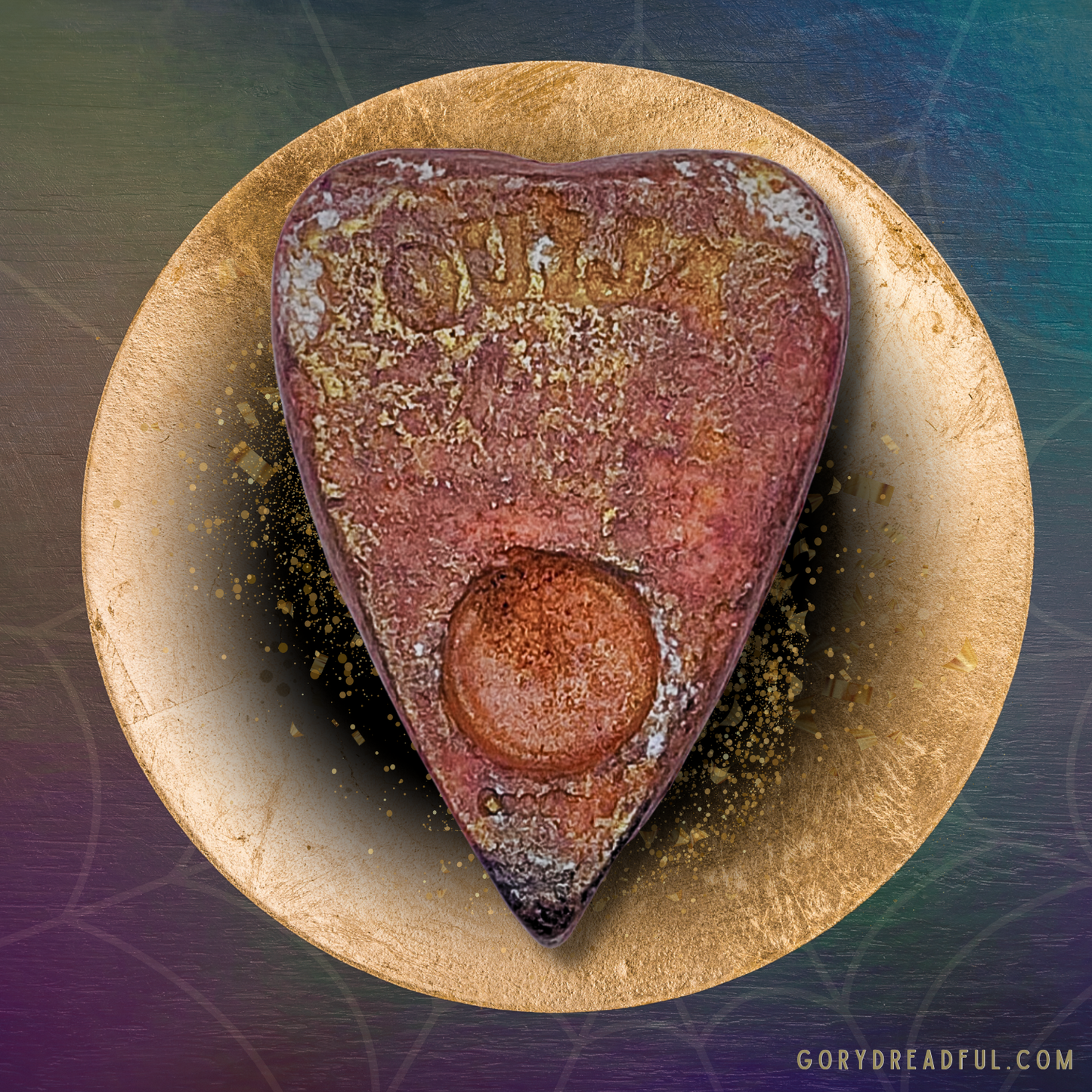 Tricky Treat Wax Melt Planchette : Candy Corn Butterscotch Whiskey Scent