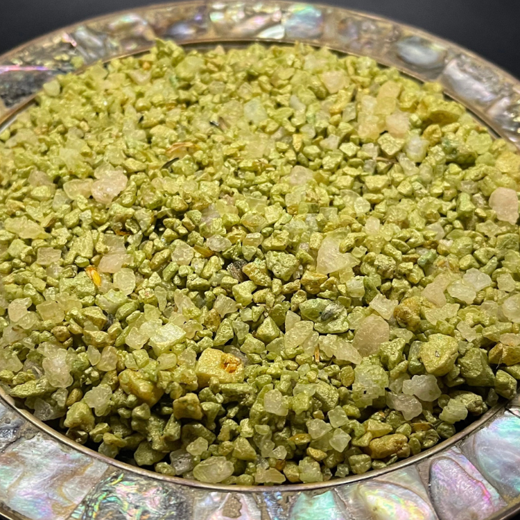 BRAZILIAN ZOM ZOM Sizzling Room Salt Crystal Potpourri: Caramel Pistachio Vanilla Sandalwood Scent