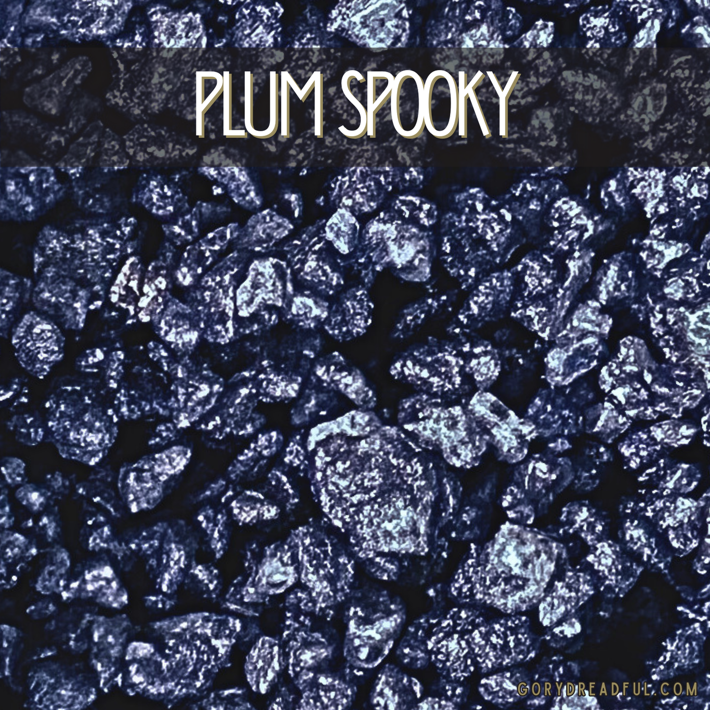 Plum Spooky Sizzling Room Salt Crystal Potpourri: Plum Cinnamon Patchouli Leaf Cashmere Woods Scent - Mini