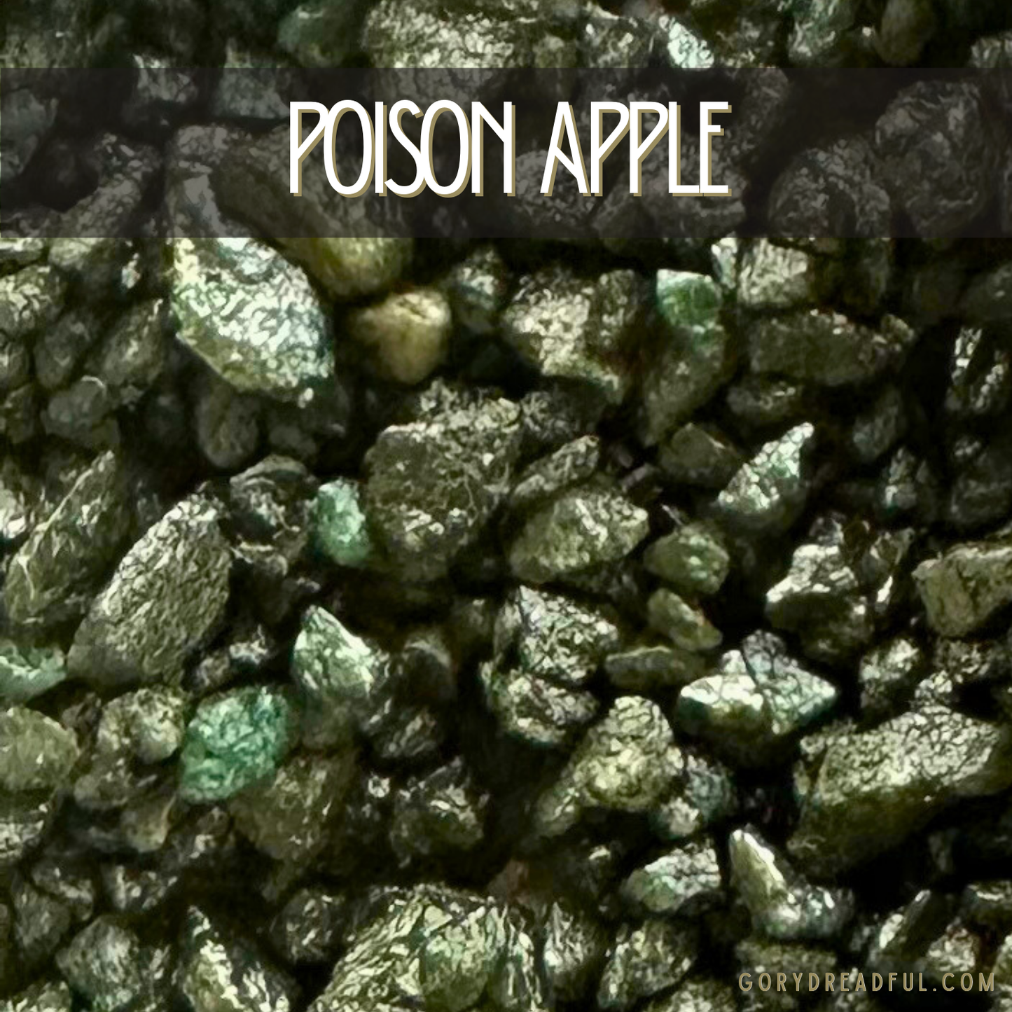 Poison Apple Sizzling Room Salt Crystal Potpourri: Caramel Green Apple Cinnamon Sugar Scent - Mini
