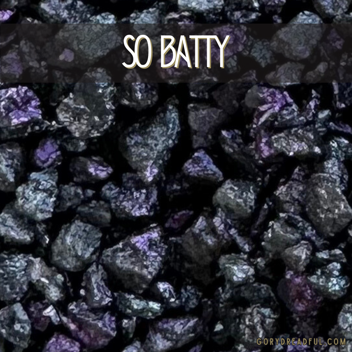 So Batty! Sizzling Room Salt Crystal Potpourri: Amyris Resin Black Licorice Scent -Mini