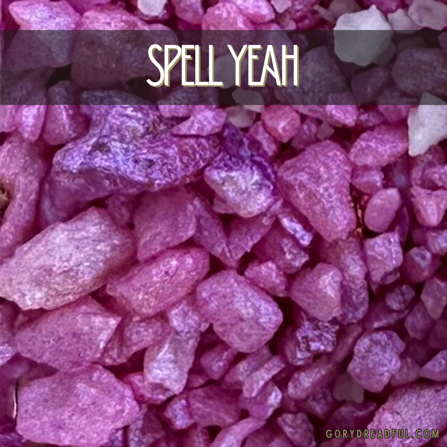 Spell Yeah! Sizzling Room Salt Crystal Potpourri: Crystallized Ginger & Spiced Amber Scent