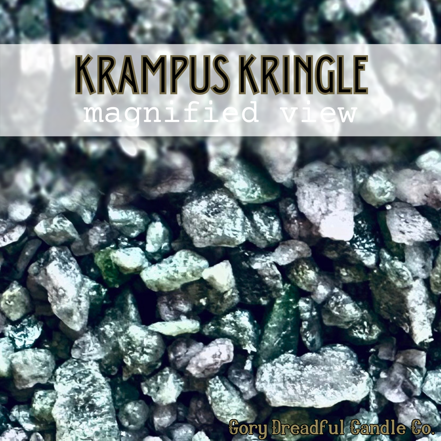 Krampus Kringle Sizzling Room Salt Crystal Potpourri: Bayberry Fir Wreath Scent