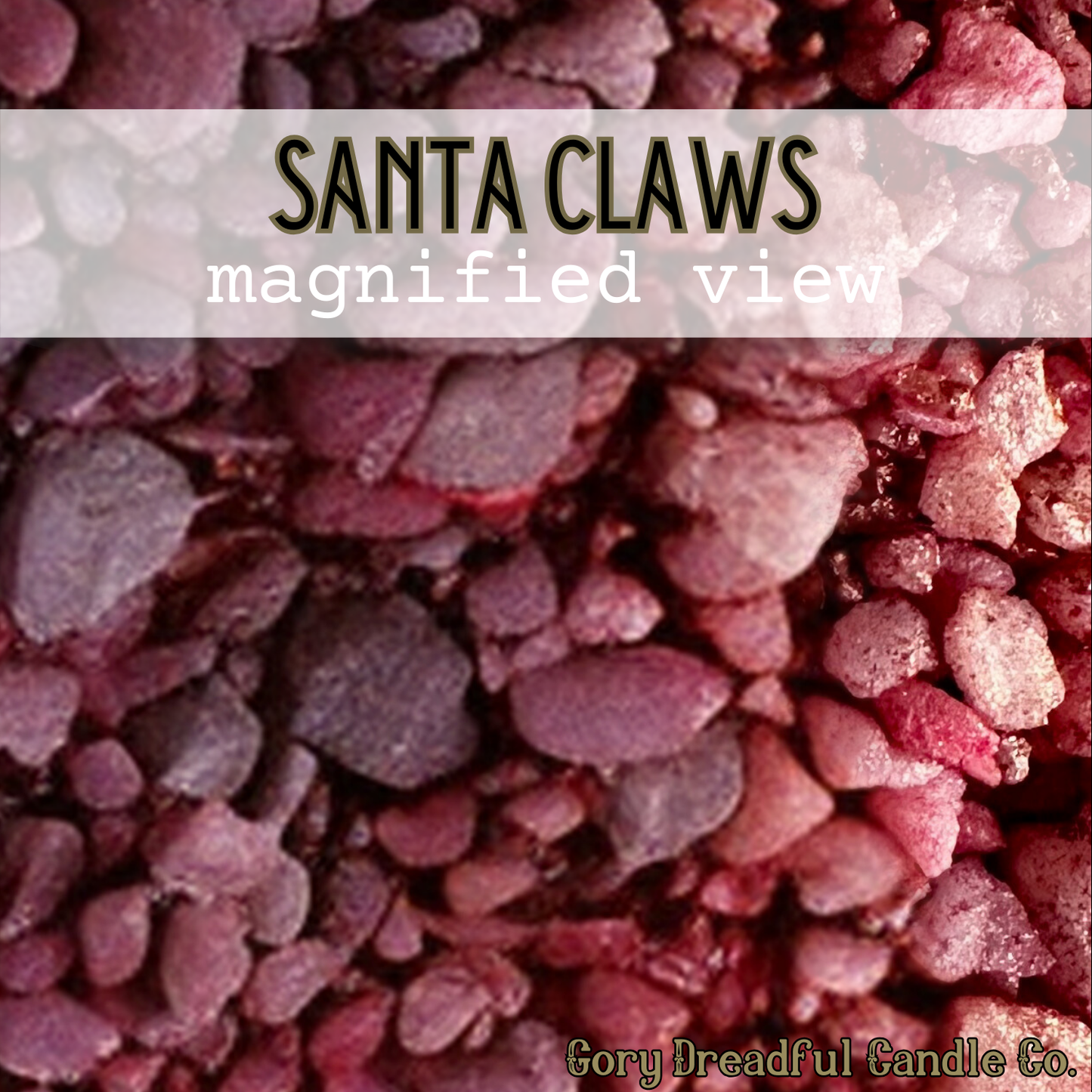 Santa Claws Sizzling Room Salt Crystal Potpourri: Cherry Vanilla Tobacco Scent