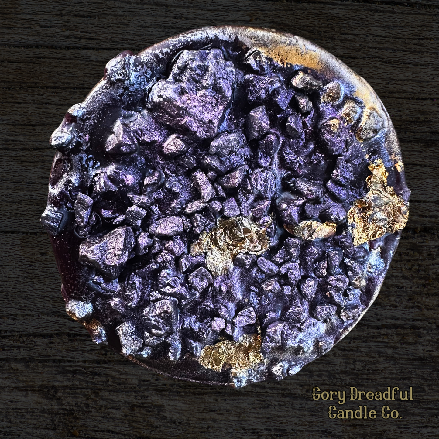 Citrus Pyre Deluxe Fusion Wax Melt Druzy - White Santal Tobacco Blossom + Sugared Citrus Scent
