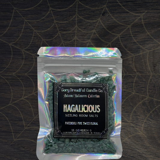 Hagalicious Sizzling Room Salt Crystal Potpourri: Patchouli Pine Sweet Florals Scent - Mini