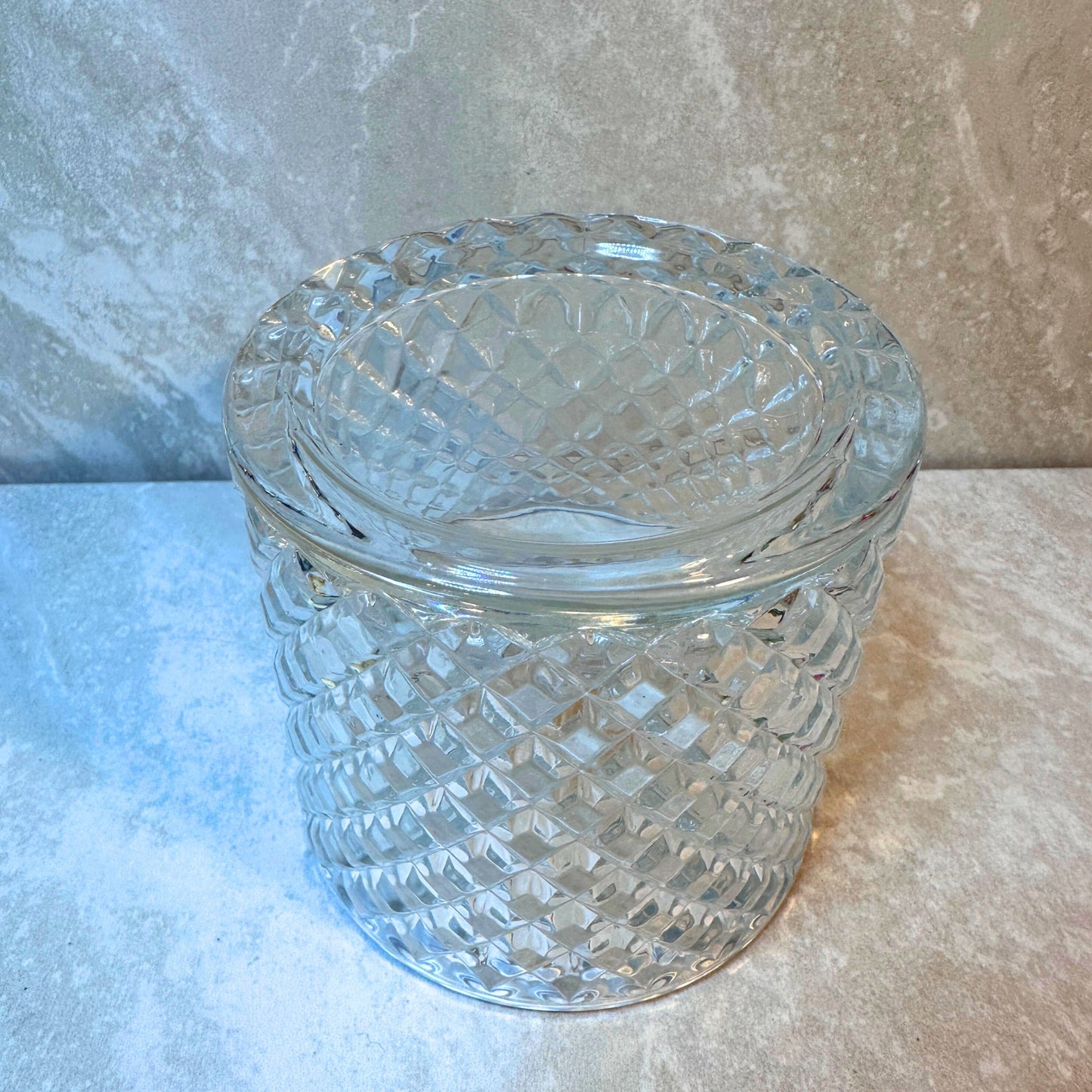 Vintage Doll Head Glass Keepsake Jar - Gothic Kitsch Creepy Cute Oddities Decor