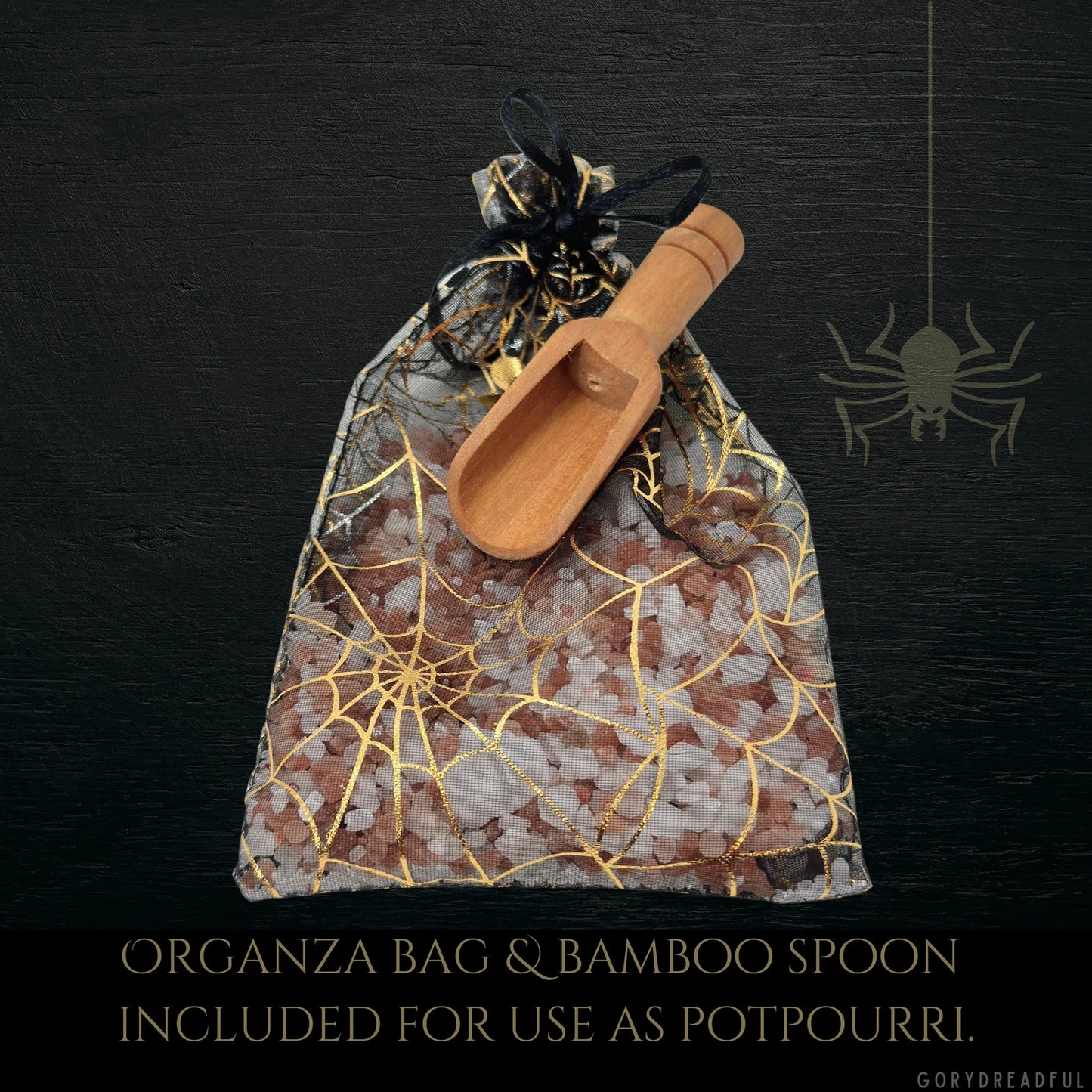 Poison Apple Sizzling Room Salt Crystal Potpourri: Caramel Green Apple Cinnamon Sugar Scent