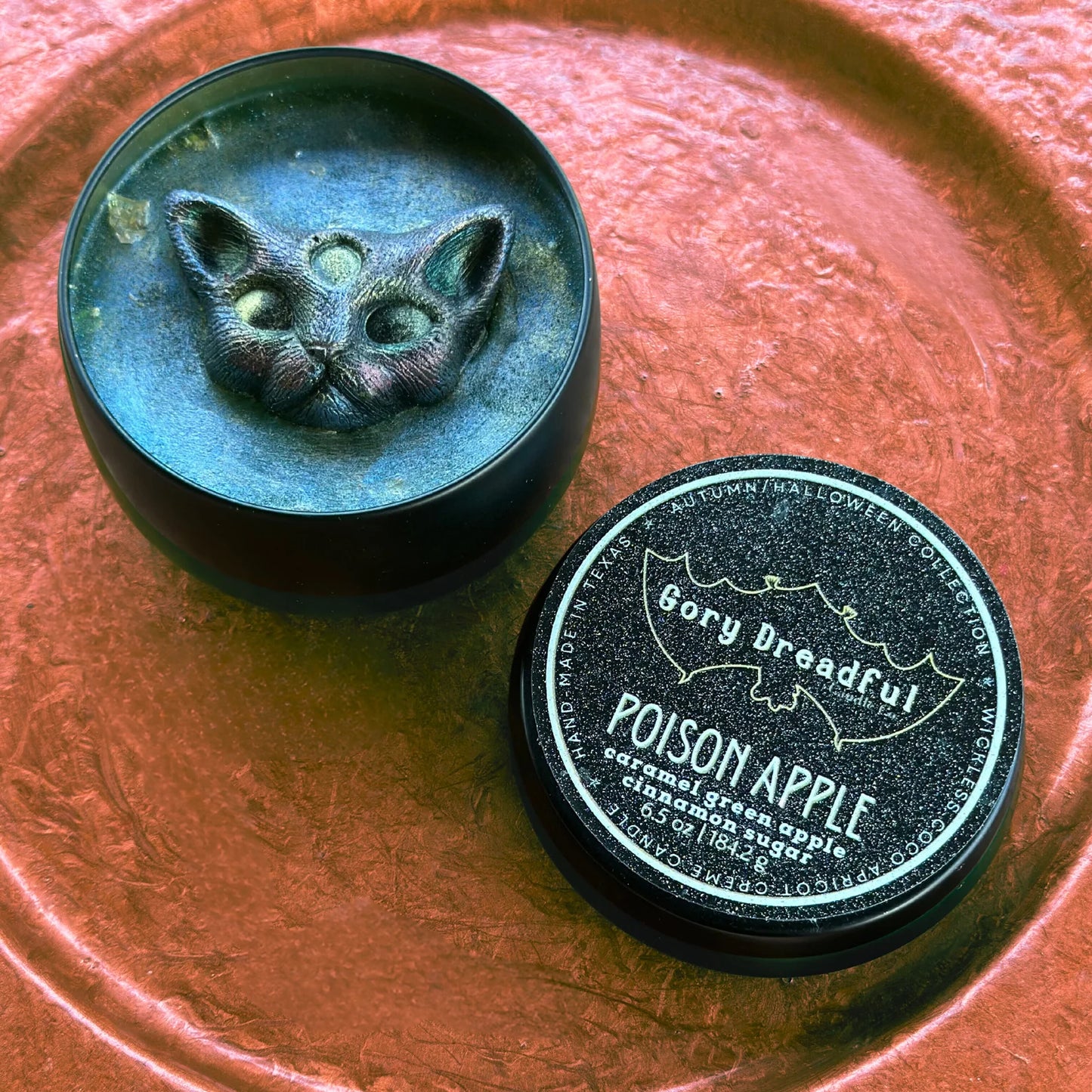 Poison Apple Wickless Candle: Caramel Green Apple Cinnamon Sugar Scent
