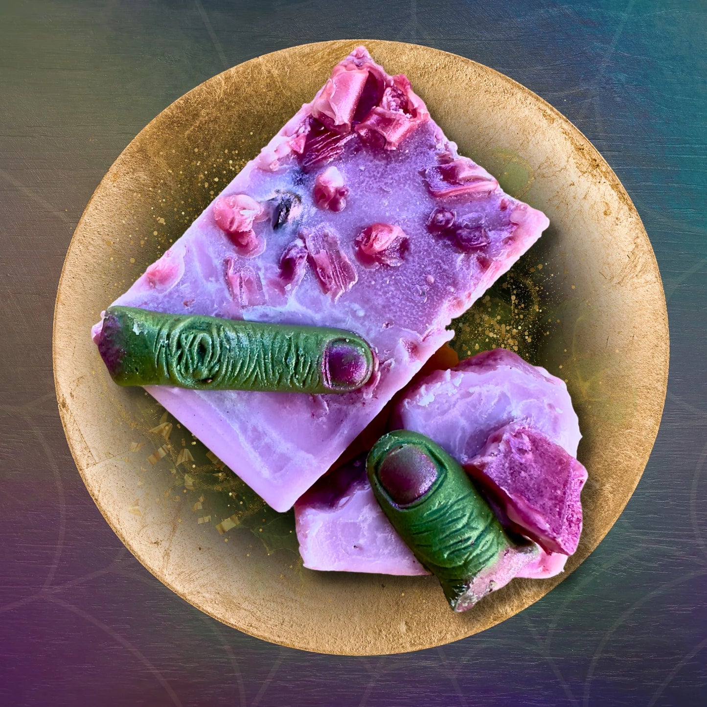 Zombie Trophy Wife Wax Melt Chunkies: Orange Mulled Fruit Patchouli Sugar Scent