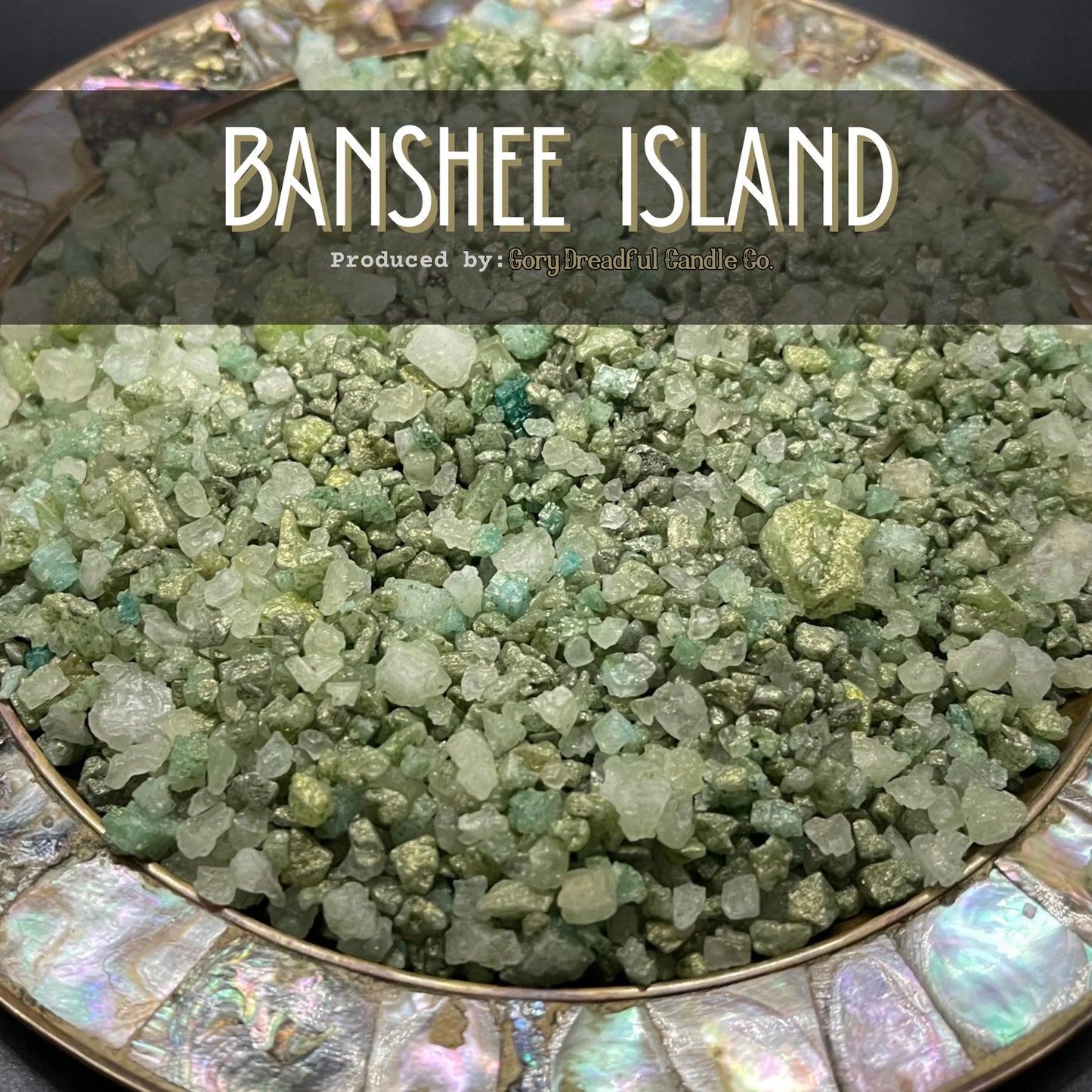 BANSHEE ISLAND Sizzling Room Salt Crystal Potpourri: Bamboo & Coconut Scent