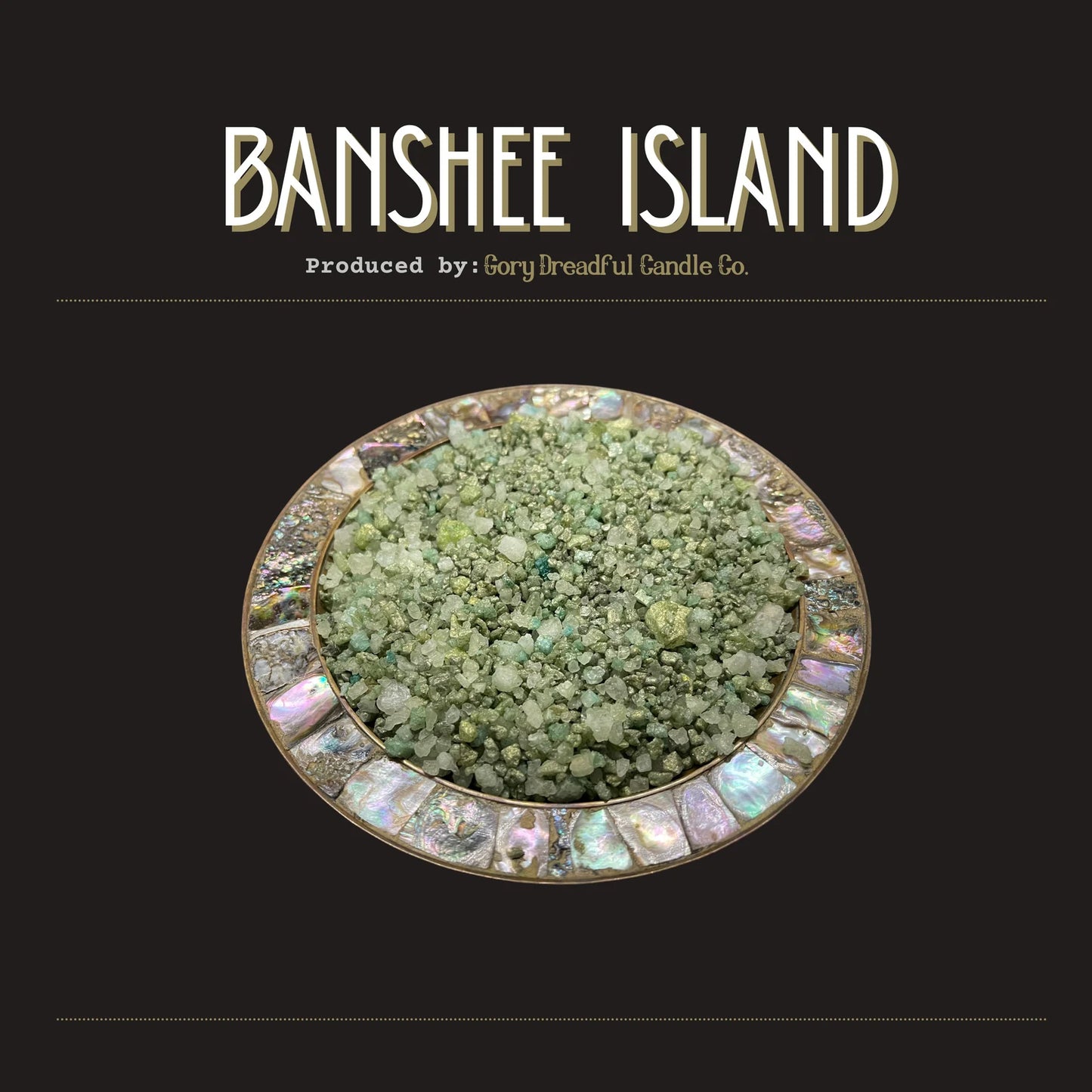 BANSHEE ISLAND Sizzling Room Salt Crystal Potpourri: Bamboo & Coconut Scent