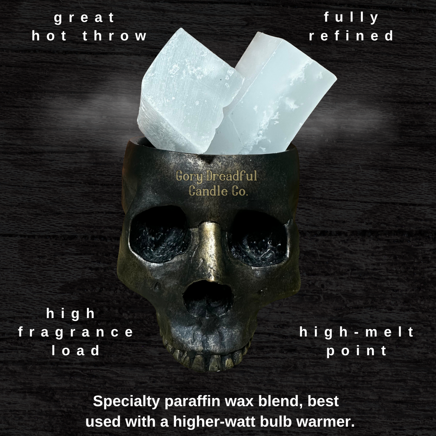 Sea Glass Spell - Wax Melt Brittle Kashmir Woods + Helioptrope + Black Pepper Scent