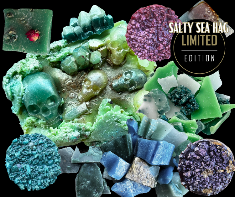 Salty Sea Hag Collection - Limited Edition Wax Melts - Gory Dreadful Candle Co
