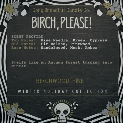 Birch, Please! Sizzling Room Salt Crystal Potpourri: Birchwood Pine Scent