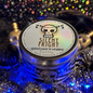 Silent Fright Luxury Crackling Wooden Wick Candle Tin: Spiced Pear & Whiskey Scent