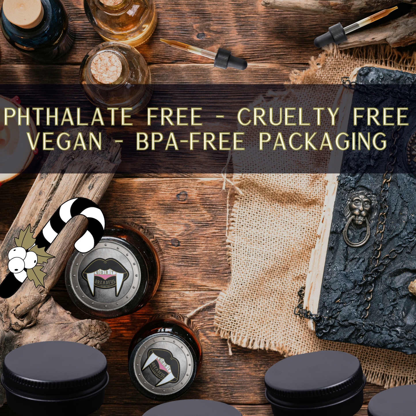 Resting Grinchface  Luxury Wickless Candle: Crushed Peppermint Scent