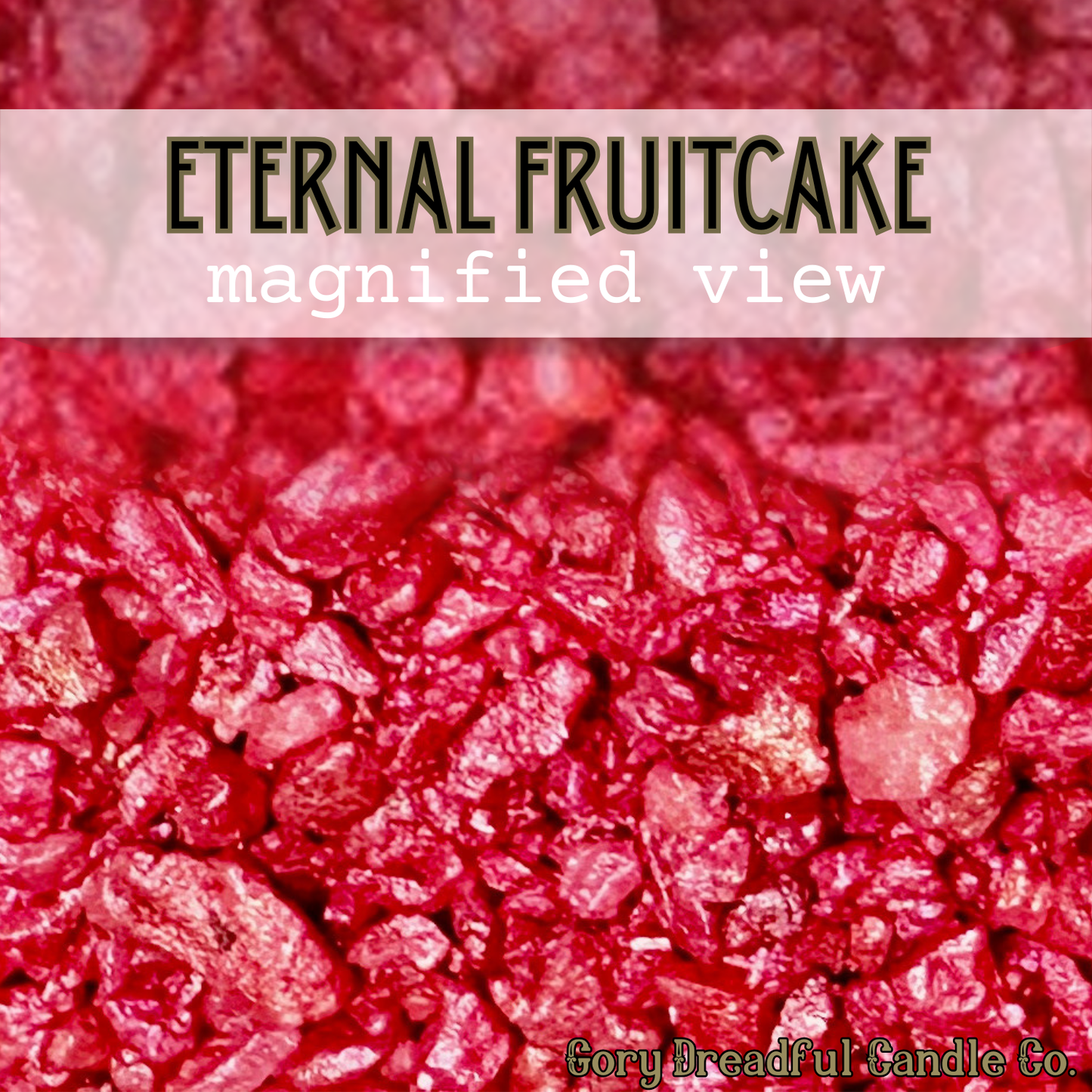 Eternal Fruitcake Sizzling Room Salt Crystal Potpourri: Candied Fruit Maple Vanilla Cake Scent