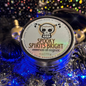 Spooky Spirits Bright Crackling Wooden Wick Candle Tin: Essence of Cognac Scent