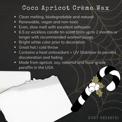 Resting Grinchface  Luxury Wickless Candle: Crushed Peppermint Scent