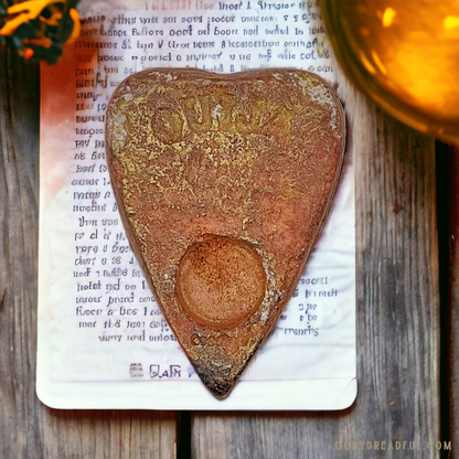 Tricky Treat Wax Melt Planchette : Candy Corn Butterscotch Whiskey Scent