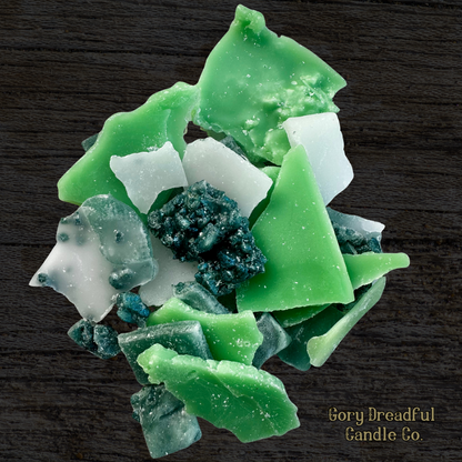 Sea Glass Spell - Wax Melt Brittle  Kashmir Woods + Helioptrope + Black Pepper Scent