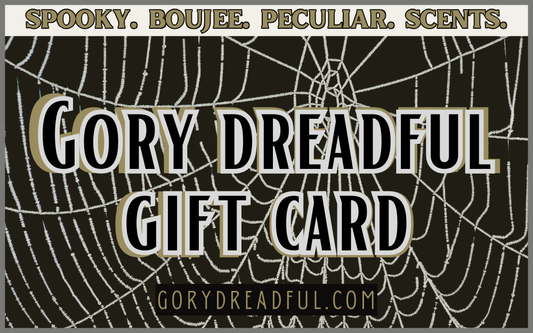The Gory Dreadful Gift Card