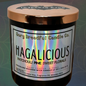 Hagalicious Wooden Wick Candle by Gory Dreadful Candle Co