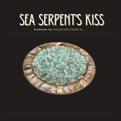 SEA SERPENT'S KISS Sizzling Room Salt Crystal Potpourri: Cedar Amber Musk Scent