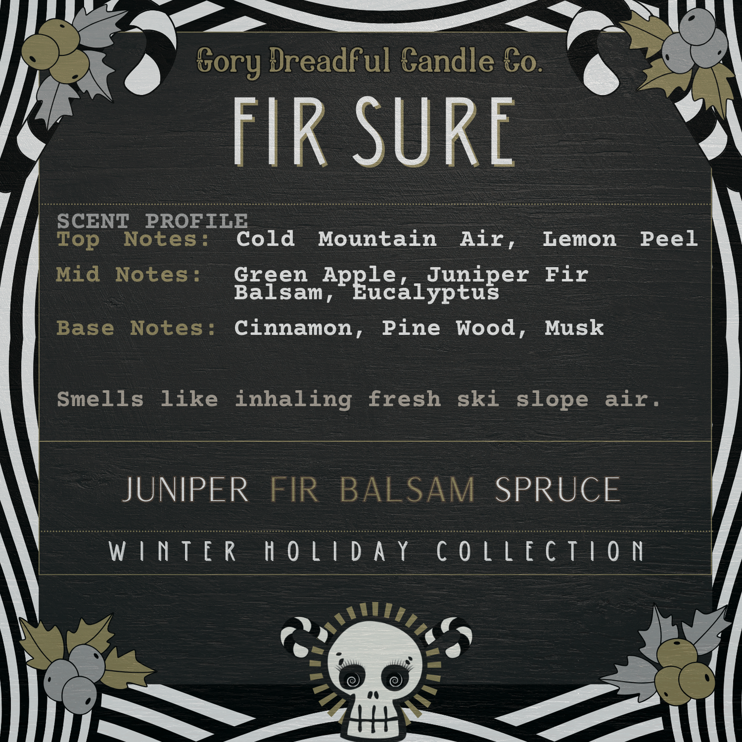 Fir Sure Sizzling Room Salt Crystal Potpourri: Juniper Fir Balsam Spruce Scent