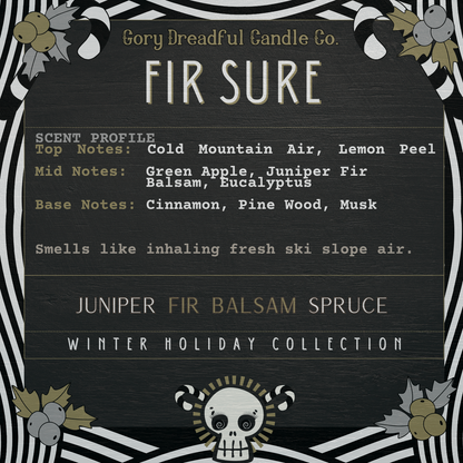 Fir Sure Sizzling Room Salt Crystal Potpourri: Juniper Fir Balsam Spruce Scent