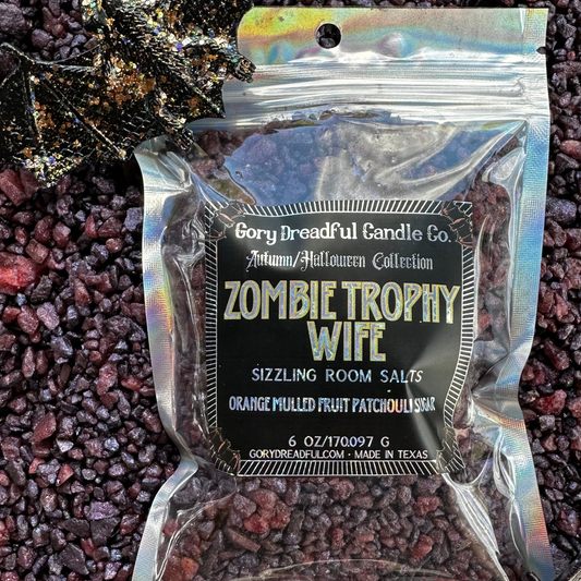 Zombie Trophy Wife Sizzling Room Salt Crystal Potpourri: Orange Mulled Fruit Patchouli Sugar Scent
