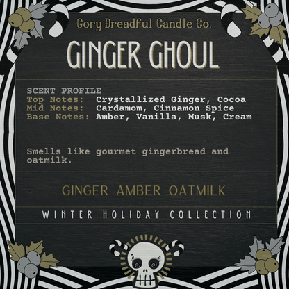 Ginger Ghoul Sizzling Room Salt Crystal Potpourri: Ginger Amber Oatmilk Scent