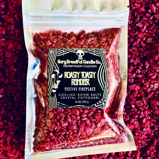 Roasty Toasty Reindeer Sizzling Room Salt Crystal Potpourri: Festive Fireplace Scent