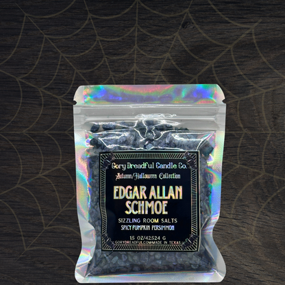 Edgar Allan Schmoe Sizzling Room Salt Crystal Potpourri: Spicy Pumpkin Persimmon Scent - Mini