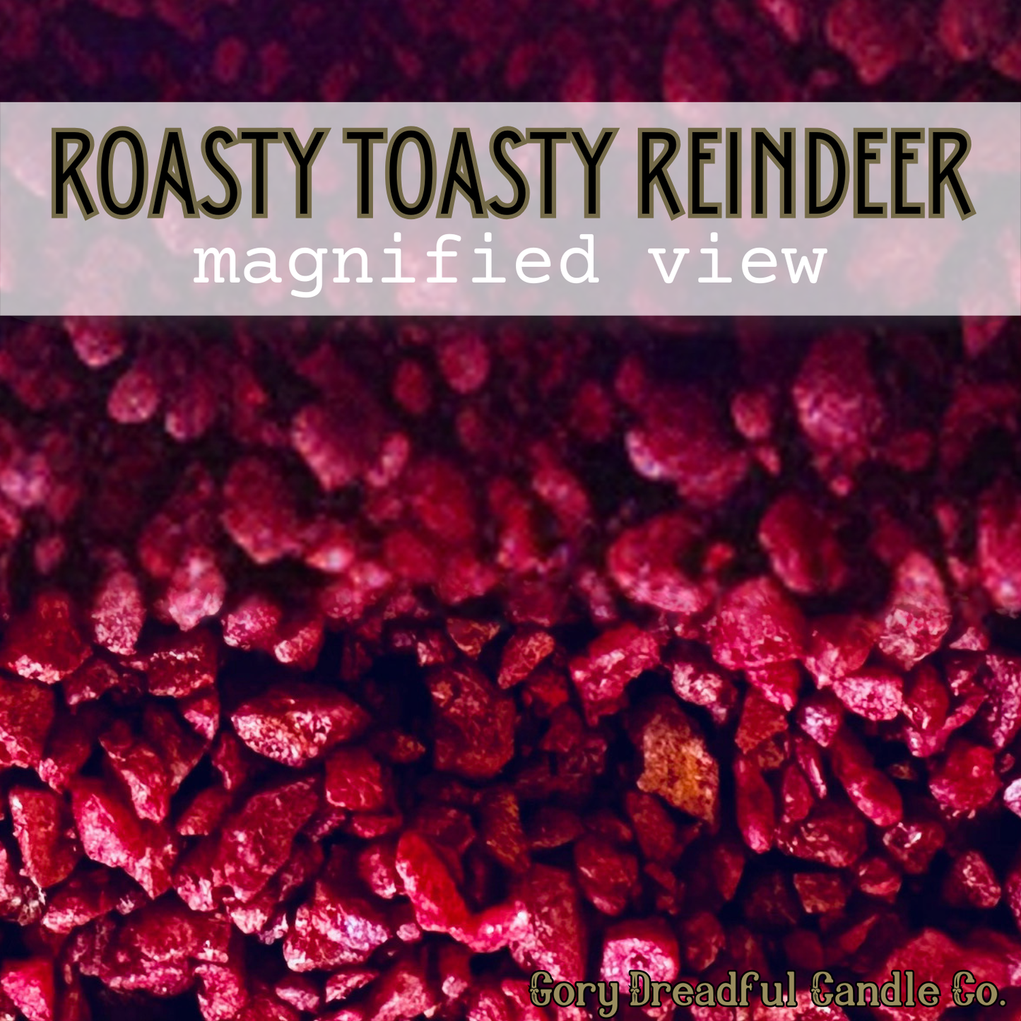 Roasty Toasty Reindeer Sizzling Room Salt Crystal Potpourri: Festive Fireplace Scent