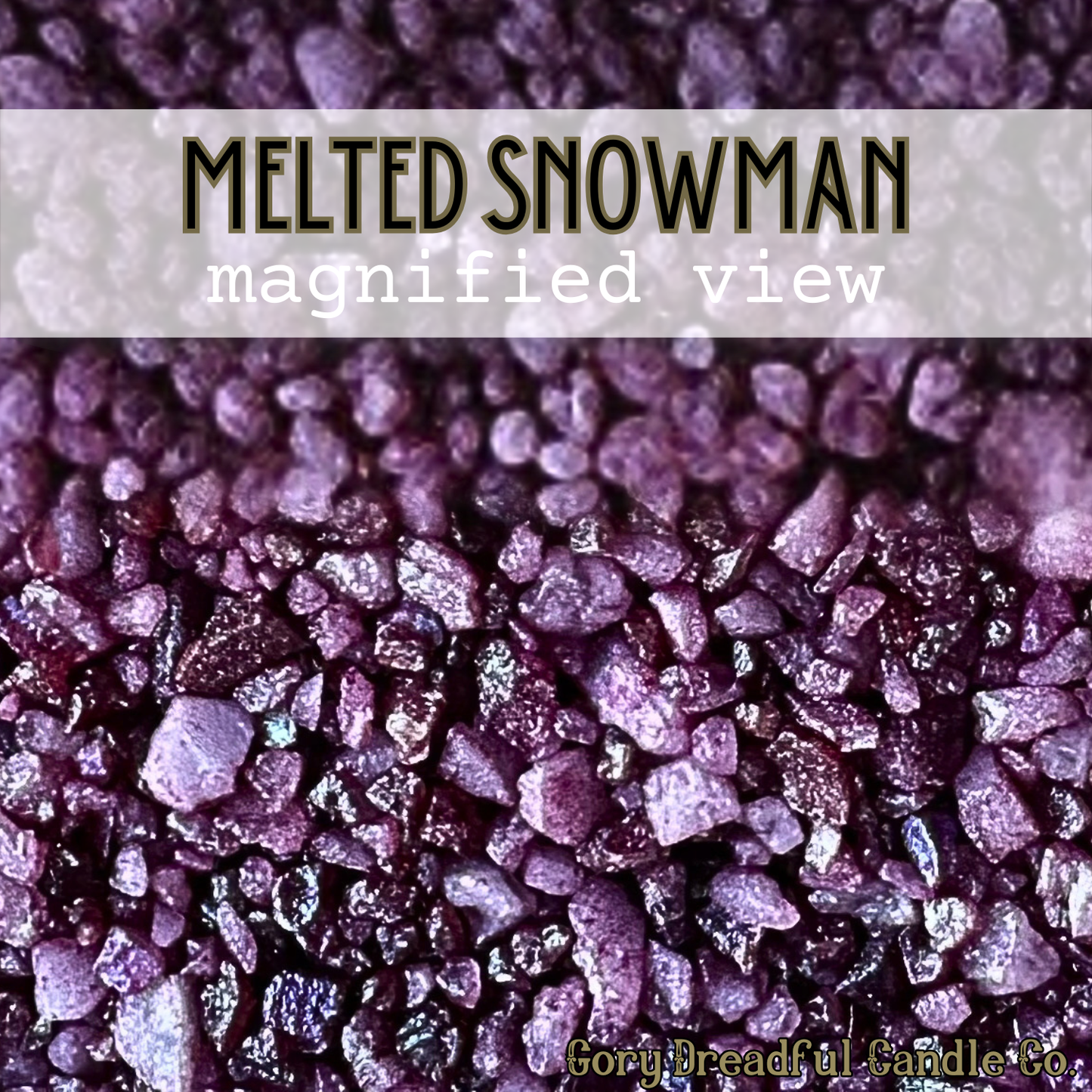 Melted Snowman Sizzling Room Salt Crystal Potpourri: Teaberry Scent