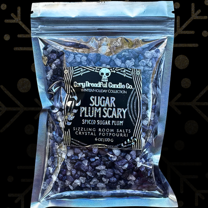 Sugar Plum Scary Sizzling Room Salt Crystal Potpourri: Spiced Sugar Plum Scent