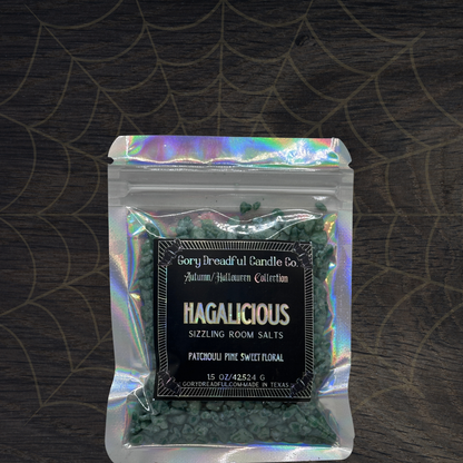 Hagalicious Sizzling Room Salt Crystal Potpourri: Patchouli Pine Sweet Florals Scent - Mini