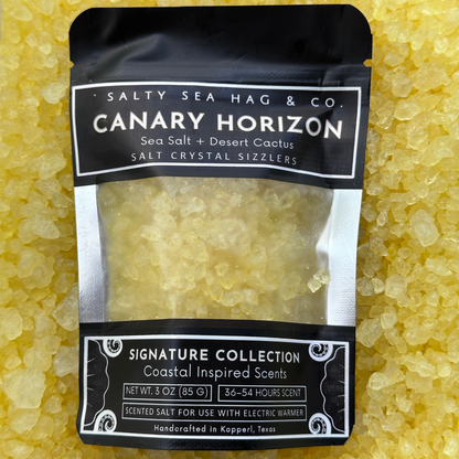CANARY HORIZON Salt Crystal Sizzlers: Sea Salt + Desert Cactus Scent