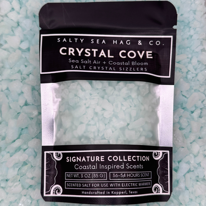 CRYSTAL COVE Salt Crystal Sizzlers: Sea Salt Air + Coastal Bloom Scent