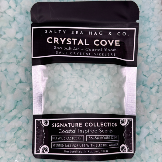 CRYSTAL COVE Salt Crystal Sizzlers: Sea Salt Air + Coastal Bloom Scent