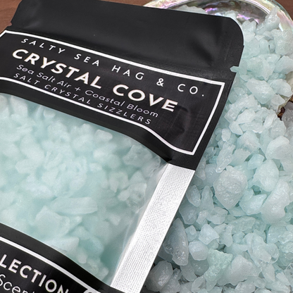 CRYSTAL COVE Salt Crystal Sizzlers: Sea Salt Air + Coastal Bloom Scent