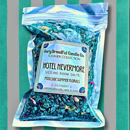 HOTEL NEVERMORE Sizzling Room Salt Crystal Potpourri: Poolside Summer Floral Scent