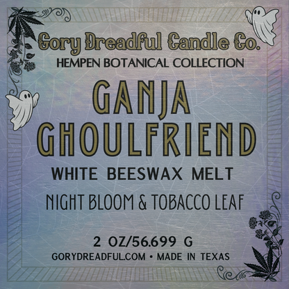 Ganja Ghoulfriend – Night Bloom & Tobacco Leaf Scent Beeswax Melts