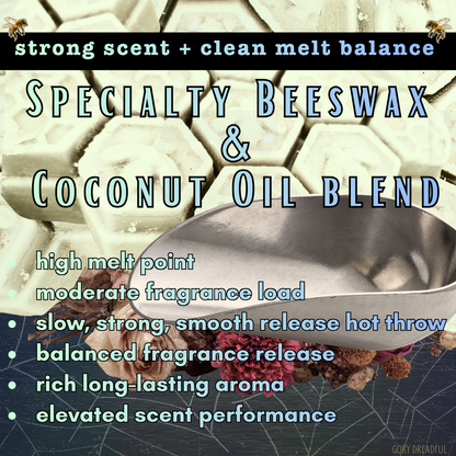 Violet Indica Moon – Violet Resin & Midnight Botanicals Scent Beeswax Melts