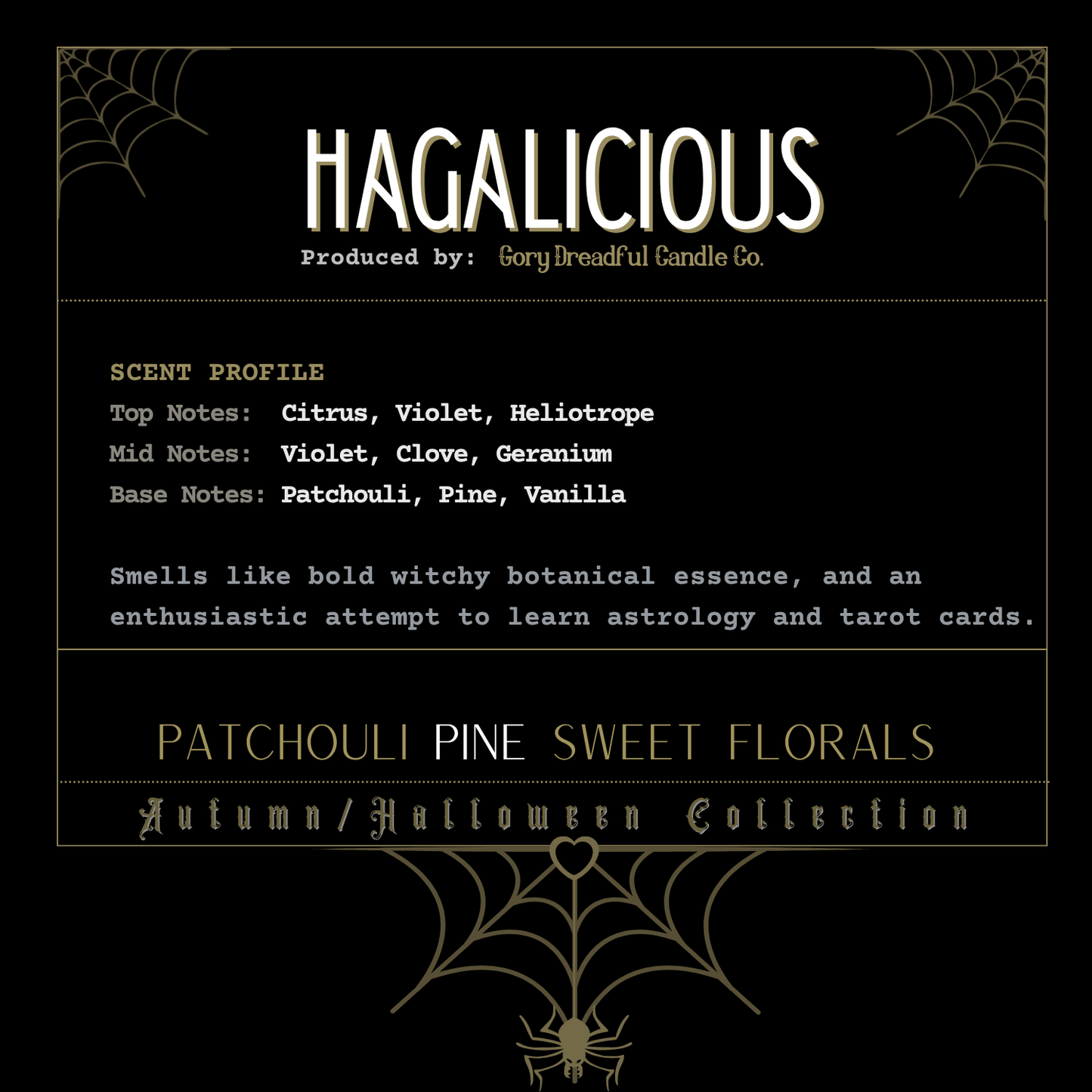 Hagalicious Sizzling Room Salt Crystal Potpourri: Patchouli Pine Sweet Florals Scent
